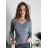 Jacke dünne lange Ärmel Frauen (UNI XS-M) ITALIENISCHE MODE IM120049