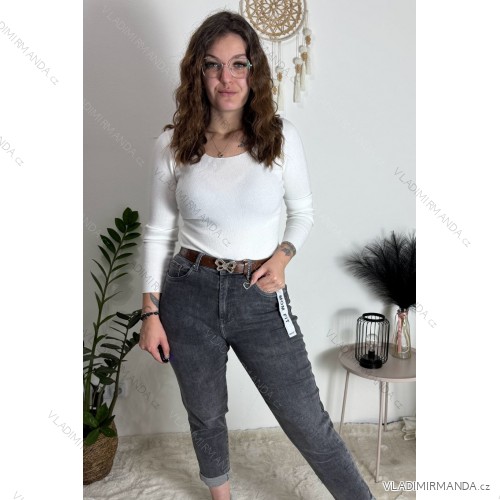 Rifle Jeans Damen (26) MOON GIRL MA119GV-876A grau M