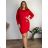Lange Sommer-Haremshose für Damen (42/44/46 Einheitsgröße) ITALIAN FASHION IM424361  rot