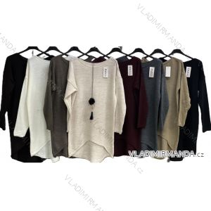 Langer Faltenrock für Damen mit Gürtel (S/M/L ONE SIZE) ITALIAN FASHION IMC25333