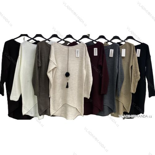 Langer Faltenrock für Damen mit Gürtel (S/M/L ONE SIZE) ITALIAN FASHION IMC25333