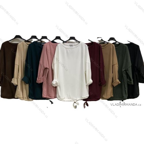 Langer Faltenrock für Damen mit Gürtel (S/M/L ONE SIZE) ITALIAN FASHION IMC25333