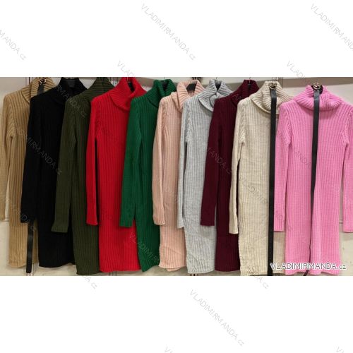 Langer Faltenrock für Damen mit Gürtel (S/M/L ONE SIZE) ITALIAN FASHION IMC25333