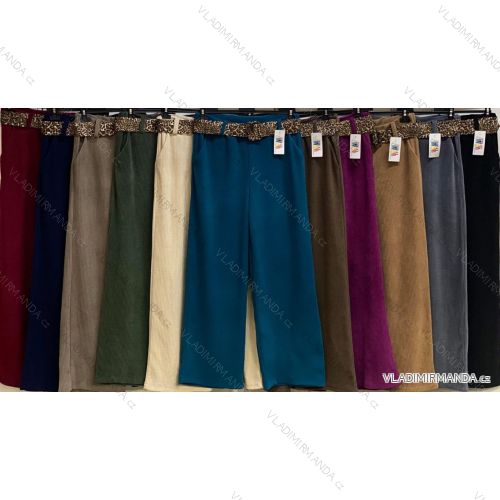 Langer Faltenrock für Damen mit Gürtel (S/M/L ONE SIZE) ITALIAN FASHION IMC25333