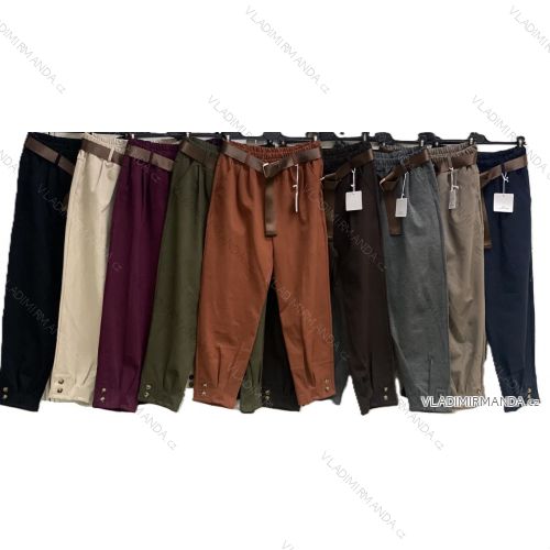 Langer Faltenrock für Damen mit Gürtel (S/M/L ONE SIZE) ITALIAN FASHION IMC25333