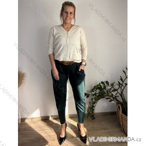 Elegante Hose mit Gürtel für Damen, Übergröße (44/46/48 Einheitsgröße) ITALIAN FASHION IM425557