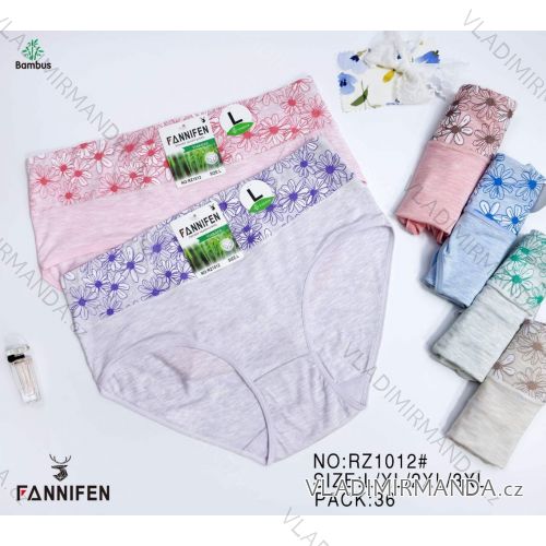 Damen-Bambus-Slips in Übergröße (L-3XL) YZLY PES25RZ1012