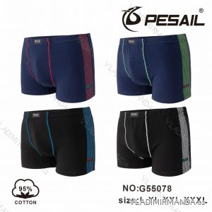 Herren-Boxershorts aus Baumwolle, Übergröße (L-3XL) PESAIL PES25G55078