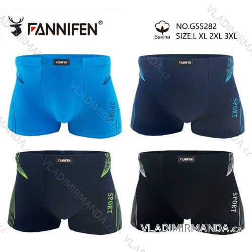 Herren-Boxershorts aus Baumwolle, Übergröße (L-3XL) PESAIL PES25G55282