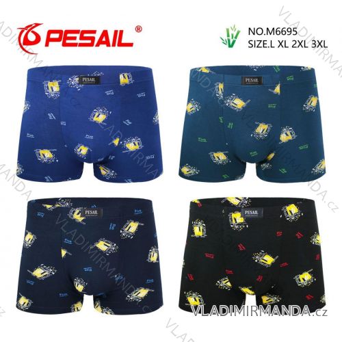 Herren-Boxershorts aus Baumwolle, Übergröße (L-3XL) PESAIL PES25M6695-