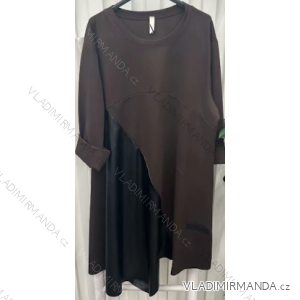 Langärmliger, übergroßer Kapuzen-Sweatshirtmantel mit Reißverschluss für Damen (Einheitsgröße S/M/L) ITALIAN FASHION IMPLI249611