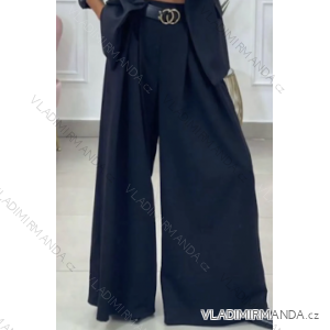 Elegante Hose mit Gürtel 3/4 kurz Damen (S/M/L Einheitsgröße) ITALIAN FASHION IMPLI257048