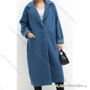 Übergroßer Damen-Kapuzenmantel mit Reißverschluss und langen Ärmeln (S/M/L ONE SIZE) ITALIAN FASHION IMPLI259611