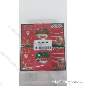 Dünne weihnachtliche Damensocken aus Baumwolle (35-38, 38-41) AURA.VIA AURA23SN517