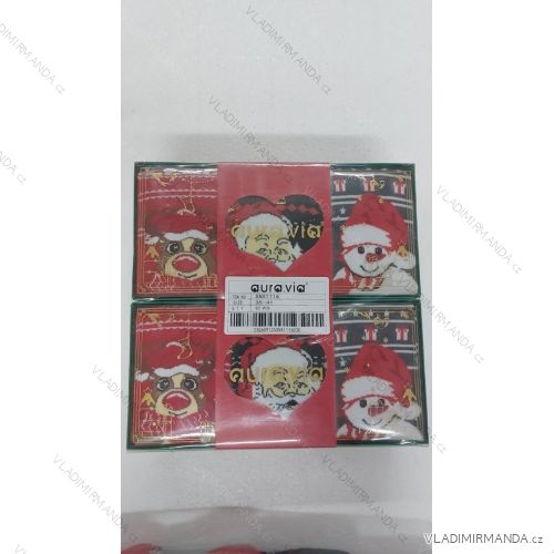 Dünne Weihnachtssocken für Damen (35-41) AURA.VIA AURA25SNX1116