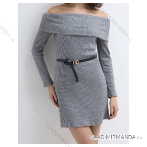 Langärmliger, übergroßer Kapuzen-Sweatshirtmantel mit Reißverschluss für Damen (Einheitsgröße S/M/L) ITALIAN FASHION IMPLI249611