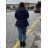 Winterjacke für Damen in großen Größen (54-62) POLISH FASHION LIB22LD-7470 54 blau
