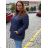 Winterjacke für Damen in großen Größen (54-62) POLISH FASHION LIB22LD-7470 54 blau