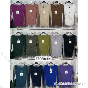 Langarm-Tunika für Damen (S/M/L Einheitsgröße) ITALIAN FASHION IMPLI251202