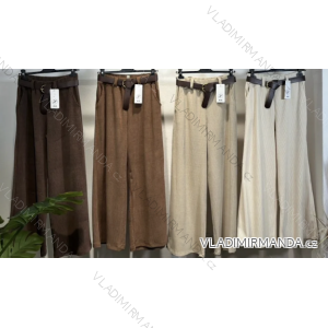 Elegante Hose mit Gürtel 3/4 kurz Damen (S/M/L Einheitsgröße) ITALIAN FASHION IMPLI257048