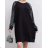 Langärmliger, übergroßer Kapuzen-Sweatshirtmantel mit Reißverschluss für Damen (Einheitsgröße S/M/L) ITALIAN FASHION IMPLI249611