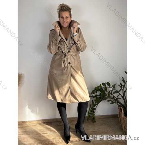 Langes Chiffon-Kurzarmkleid für Damen (S/M ONE SIZE) ITALIAN FASHION IMWGS231048 M/L/XL beige