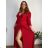 Lange Sommer-Haremshose für Damen (42/44/46 Einheitsgröße) ITALIAN FASHION IM424361 rot