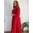Lange Sommer-Haremshose für Damen (42/44/46 Einheitsgröße) ITALIAN FASHION IM424361 rot