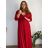 Lange Sommer-Haremshose für Damen (42/44/46 Einheitsgröße) ITALIAN FASHION IM424361 rot