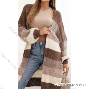 Langes warmes Damen-Sweatshirt mit Kapuze 3/4 Langarm (S/M/L ONE SIZE) ITALIAN FASHION IMPLI2521490