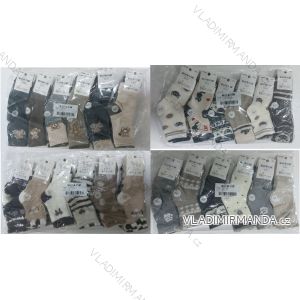Dünne weihnachtliche Damensocken aus Baumwolle (35-38, 38-41) AURA.VIA AURA23SN517