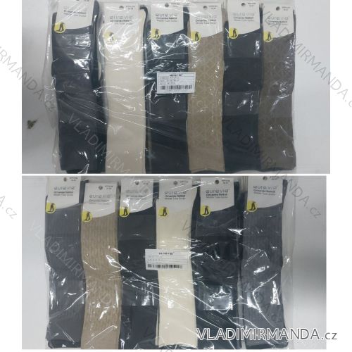 Dünne weihnachtliche Damensocken aus Baumwolle (35-38, 38-41) AURA.VIA AURA23SN517