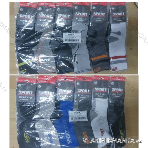 Dünne weihnachtliche Damensocken aus Baumwolle (35-38, 38-41) AURA.VIA AURA23SN517
