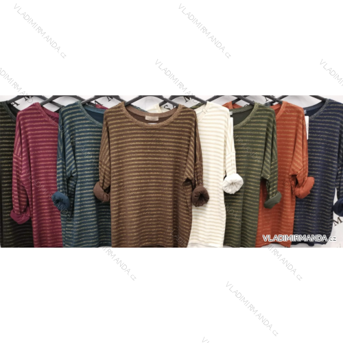 Langärmlige Tunika für Damen (S/M/L EINHEITSGRÖSSE) ITALIAN FASHION IMPLI242025