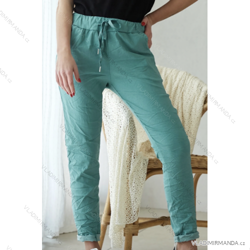 Lange Lederhose für Damen (S/M ONE SIZE) ITALIAN FASHION IMPLI2312199