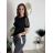 T-Shirt Kurzarm Damen Tarnung (uni s / m) italienische Mode IMT198832
