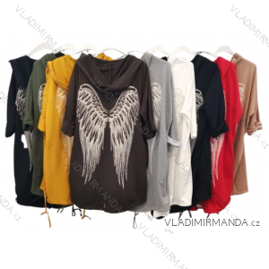 Cardigan bavlněný dlouhý rukáv dámský (S/M ONE SIZE) ITALSKÁ MÓDA IMP22LM11250