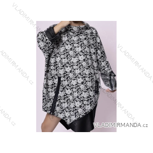 Damen-Tunika mit langen Ärmeln in Übergröße (Einheitsgröße S/M/L) ITALIAN FASHION IMPLI2420508