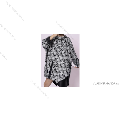 Damen-Tunika mit langen Ärmeln in Übergröße (Einheitsgröße S/M/L) ITALIAN FASHION IMPLI2420508