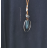 Übergroße Tunika mit Anhänger, lange Ärmel, Damen (S/M/L ONE SIZE) ITALIAN FASHION IMPLI2521503