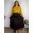 Übergroßer gestrickter Langarmpullover für Damen (S/M EINHEITSGRÖSSE) ITALIAN FASHION IMSN2416125