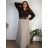 Übergroßer gestrickter Langarmpullover für Damen (S/M EINHEITSGRÖSSE) ITALIAN FASHION IMSN2416125