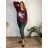 Übergroße Stretch-Jogginghose für Damen (50/52 EINHEITSGRÖSSE) ITALIAN FASHION IM425016  schwarz