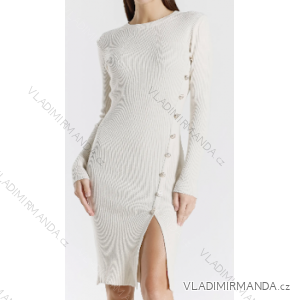 Damen-Kleid mit langen Ärmeln und Anhänger (Einheitsgröße S/M) ITALIAN FASHION IMPLI2371653