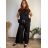 Lange Sommer-Haremshose für Damen (42/44/46 Einheitsgröße) ITALIAN FASHION IM424361 46/48/50 schwarz