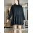 Jacke dünne lange Ärmel Frauen (UNI XS-M) ITALIENISCHE MODE IM120049 M/L/XL schwarz