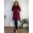 Übergroßer gestrickter Langarmpullover für Damen (S/M EINHEITSGRÖSSE) ITALIAN FASHION IMSN2416125
