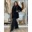 Ärmellose Jacke mit langen Ärmeln (uni sl) ITALIENISCHE Mode IMC17326 46/48/50 schwarz