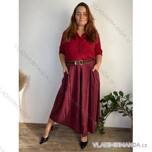 Damen Warmes Langarmkleid (L / XL ONE SIZE) ITALIAN FASHION IM421MIA