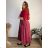 Damen Warmes Langarmkleid (L / XL ONE SIZE) ITALIAN FASHION IM421MIA